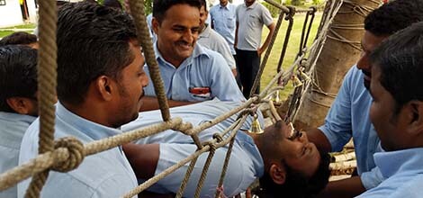Spider Web Team Building Activity