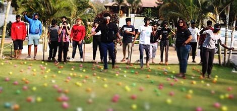 Mine Field Team Building Activity