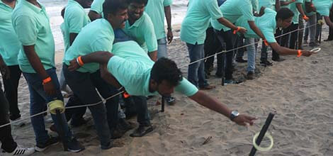 Ring Stack Team Building Activity