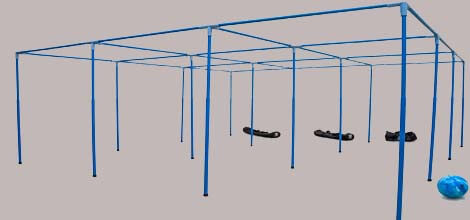 Nine Square Team Activity