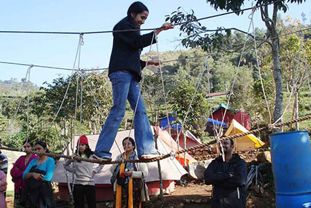 Burma Bridge Activity in India