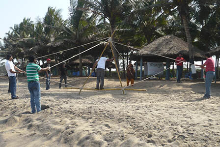 A-Frame Team Building Challenge