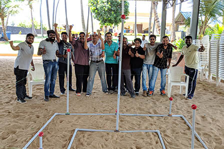 A-Frame Team Building Challenge