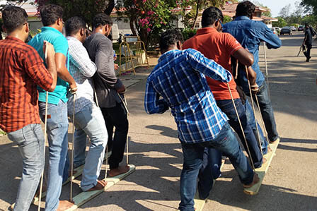Quadruped, Plank Walk Team Building Activity