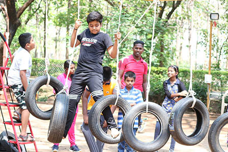 Tarzan Swing Team Building Activity