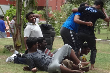 Double Soccer a Team Building