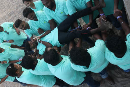 Trust Fall / Free Fall Team Building