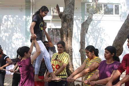 Yurt Circle Team Building