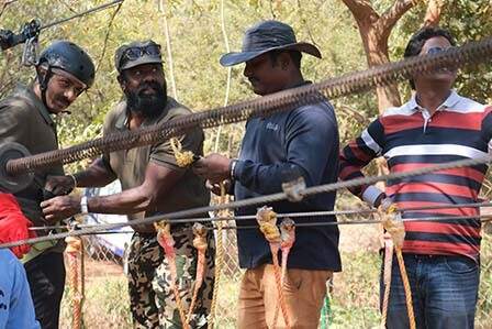 High Rope Team Building Courses