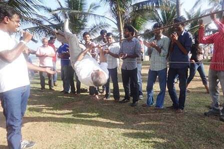 River Crossing or Valley Crossing Team Building