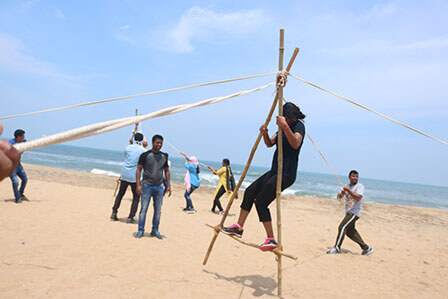 A-Frame Team Building Challenge