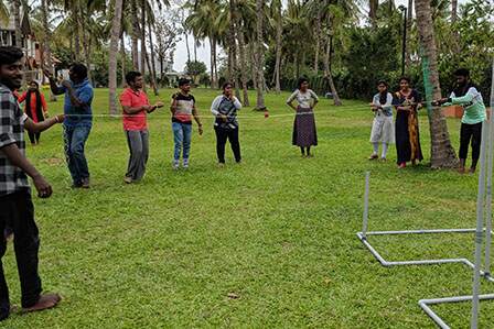 A-Frame Team Building Challenge